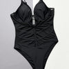Monokini push-up z siateczką