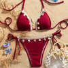 Zestaw bikini Luma Czerwony