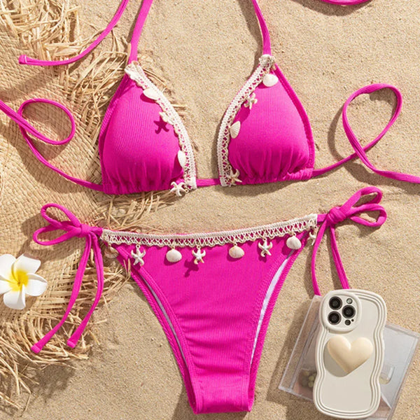 Zestaw bikini Luma Różowy