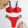 Zestaw bikini Viora Czerwony