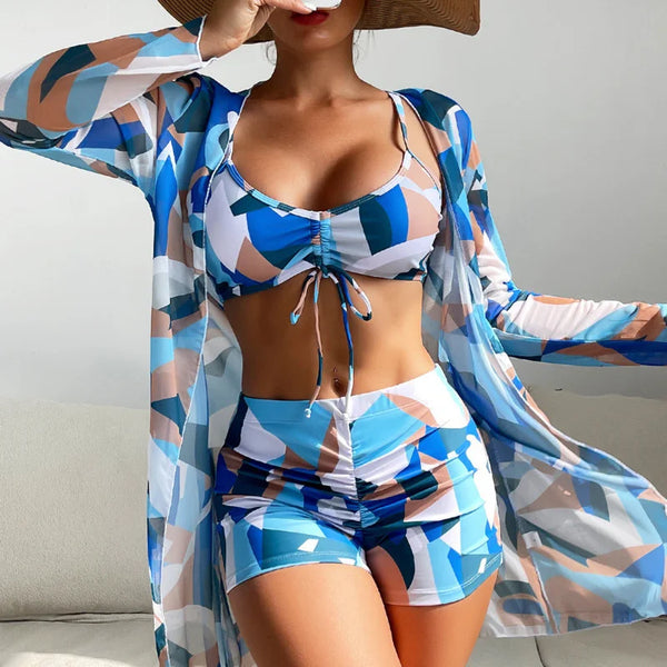 Zestaw tankini Livia Niebieski