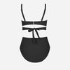 Bikini plus size z wiązaniem