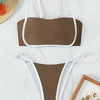 Zestaw bikini Livia Kawowy