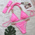 Zestaw bikini Love Shine Różowy